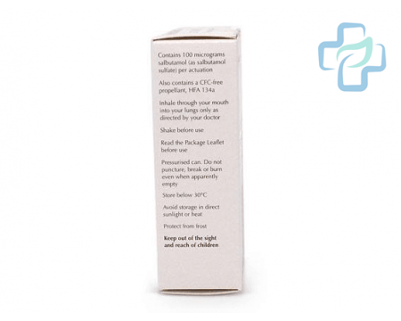 Generikus Ventolin Inhalátor (Salbutamol Sulfate)